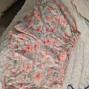 Briggs New York Floral Women's Shorts - Pink and Green